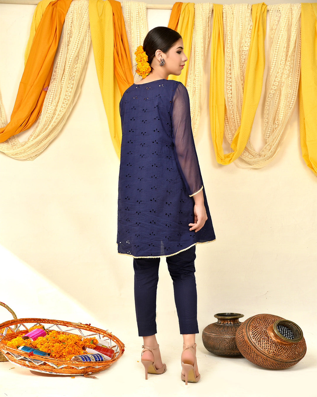 BLUE CHIKAN BIRD A LINE 2PC