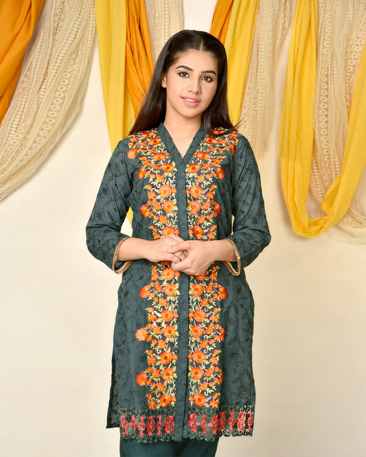 MONGIA CHIKAN EMB FRONT OP 2PC
